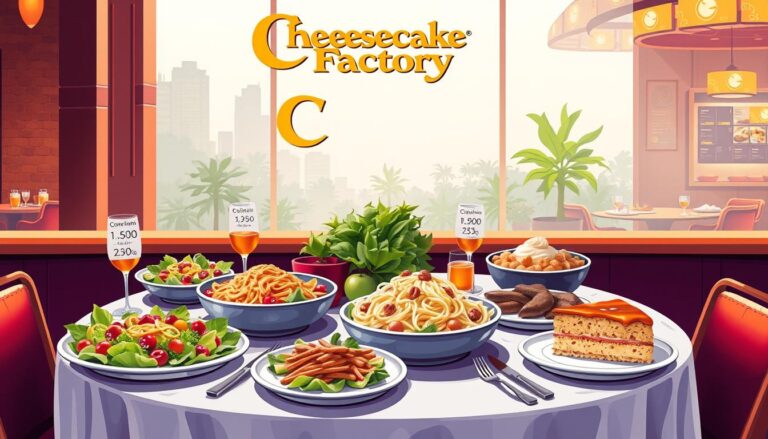 Cheesecake Factory Nutrition Menu