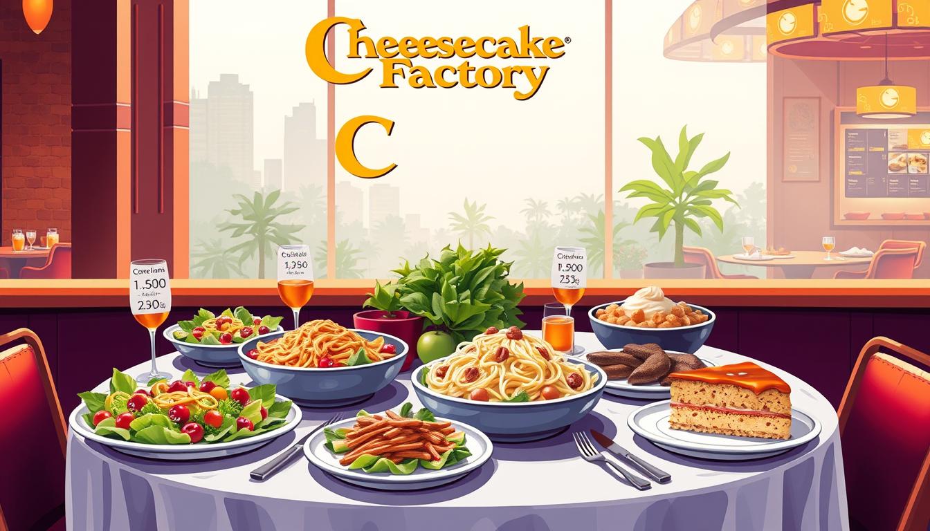 Cheesecake Factory Nutrition Menu