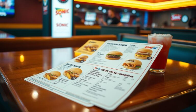 Sonic Menu