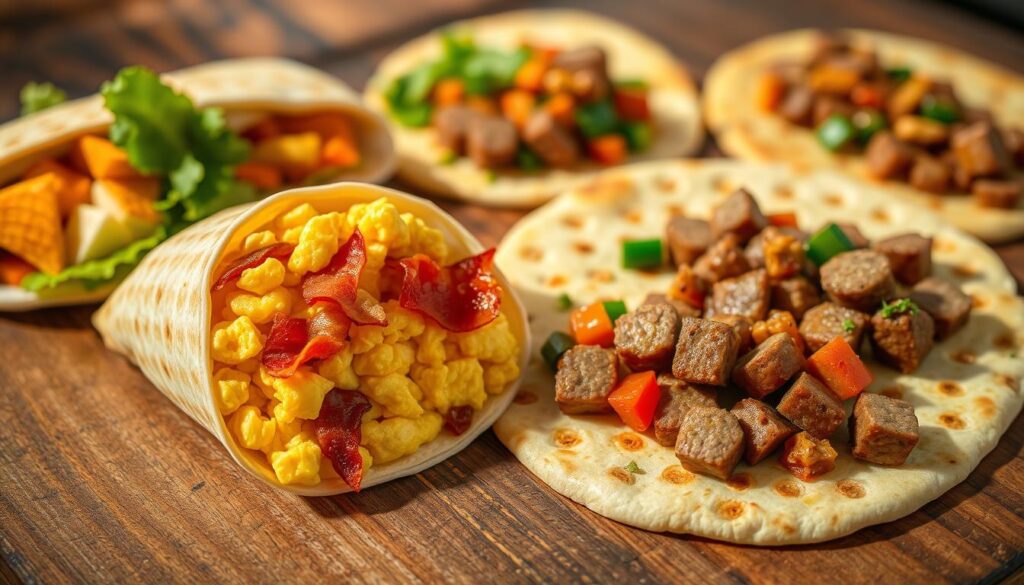 Subway Breakfast Wraps and Flatbreads