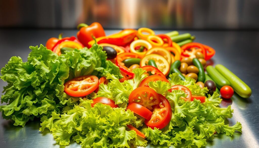 Subway Vegetable Toppings