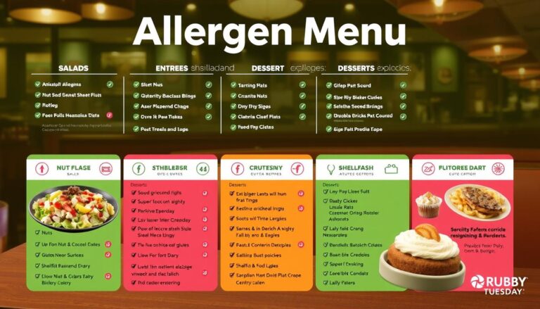 ruby tuesday allergen menu