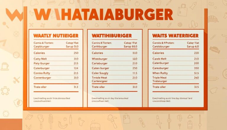 whataburger menu nutrition